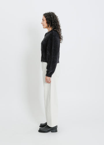 GRACIE KNIT CARDI / ONYX