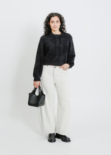 GRACIE KNIT CARDI / ONYX