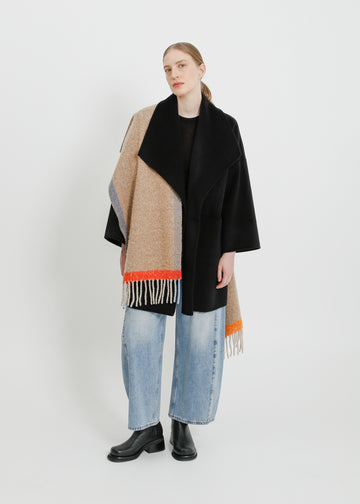 EMERSON SCARF / BEIGE-MULTI