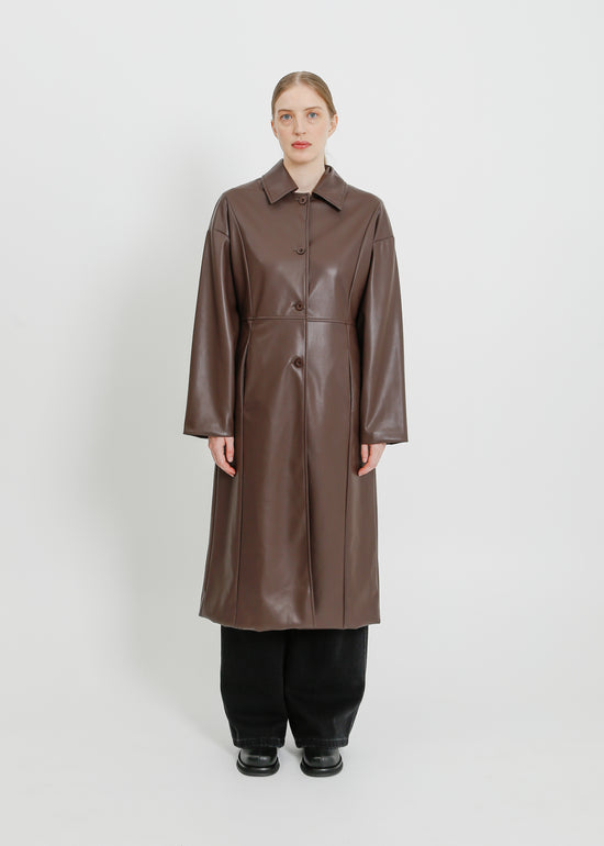 DARIAN COAT / CHOCOLATE