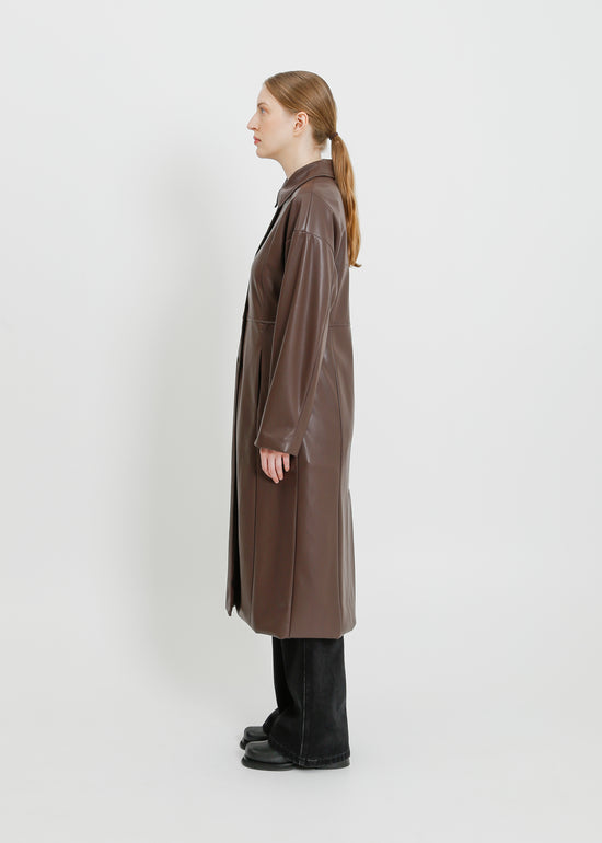 DARIAN COAT / CHOCOLATE