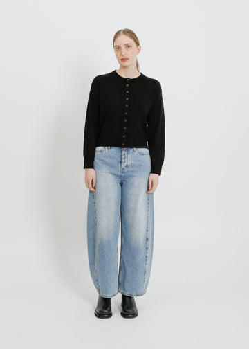 LOLA KNIT CARDI / BLACK