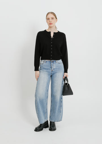 LOLA KNIT CARDI / BLACK