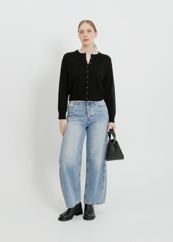 LOLA KNIT CARDI / BLACK