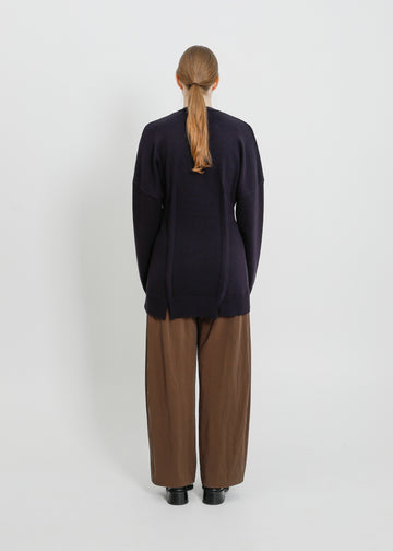 ABERDEEN KNIT CARDI / NAVY