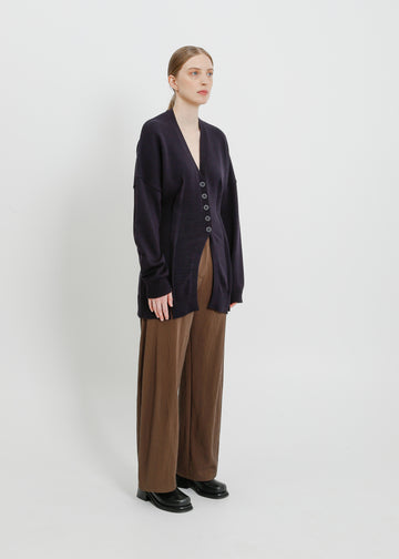 ABERDEEN KNIT CARDI / NAVY