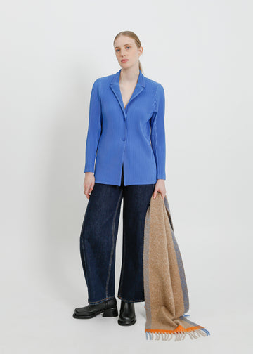 HARRIET PLEAT BLAZER / BLUE