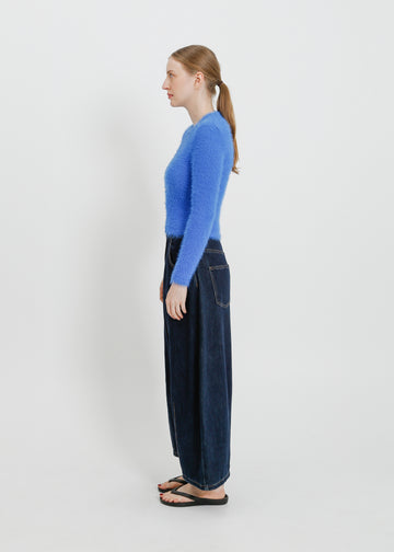 LILY KNIT CARDI / BLUE