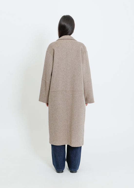 LEIGH COAT / TAUPE MARLE
