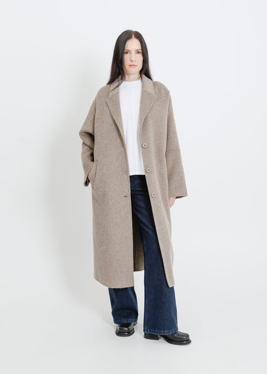 LEIGH COAT / TAUPE MARLE