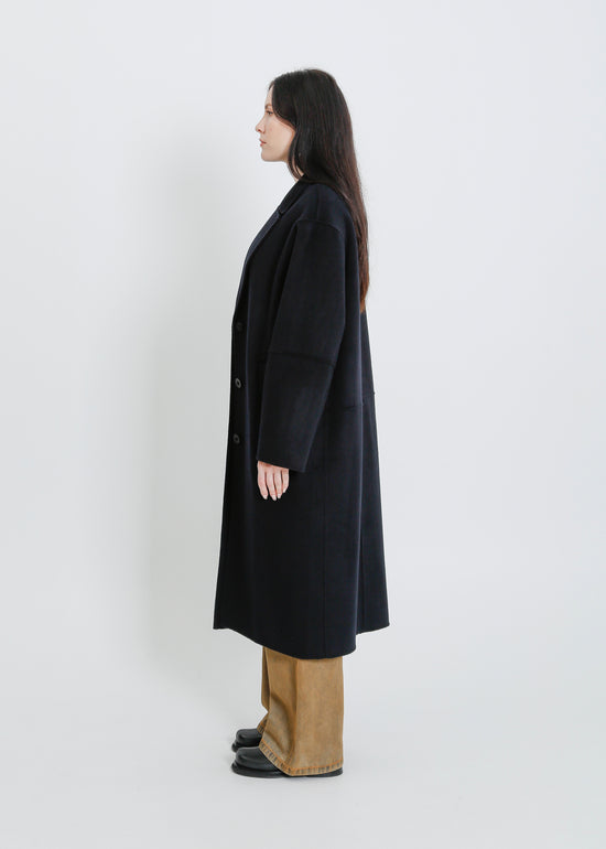 LEIGH COAT / NAVY