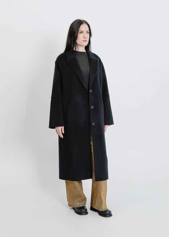 LEIGH COAT / NAVY