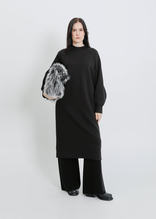 ARIZONA SWEAT DRESS / BLACK