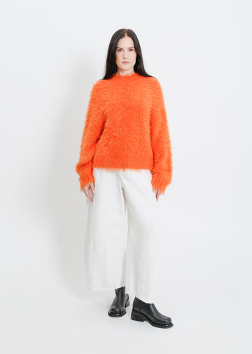 OWYN KNIT SWEAT / ORANGE