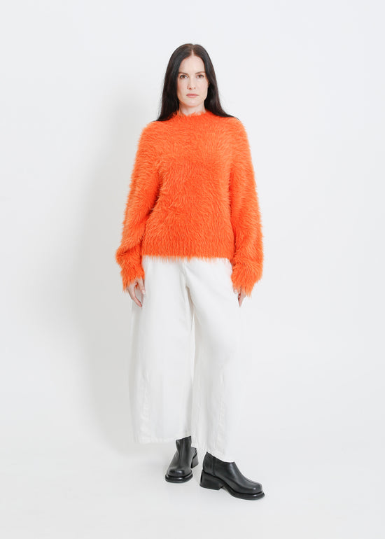 OWYN KNIT SWEAT / ORANGE