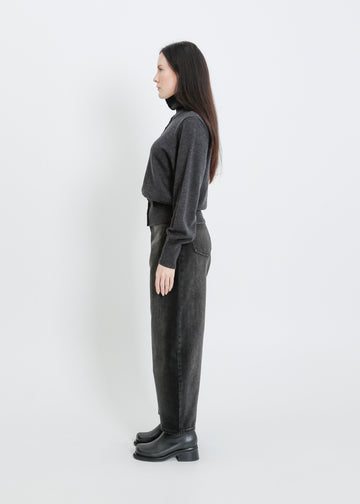 VALETTA KNIT CARDI / CHARCOAL