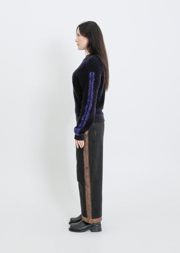 OAKLAND KNIT SWEAT / NAVY