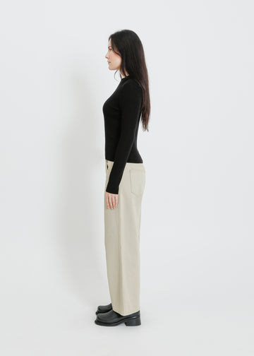 HARTFORD KNIT TOP / BLACK