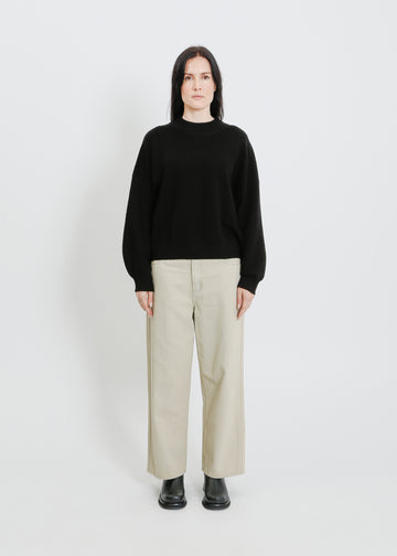 OWYN KNIT SWEAT / BLACK