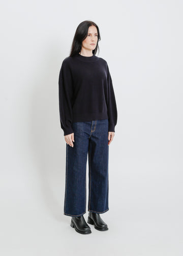 OWYN KNIT SWEAT / NAVY