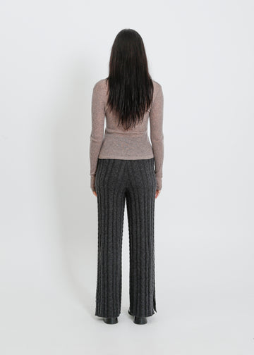 BASEL KNIT PANT / CHARCOAL