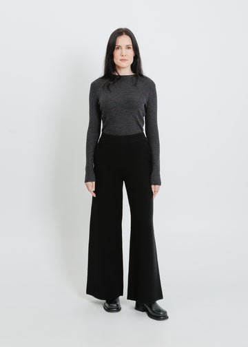 SERENA KNIT PANT / BLACK