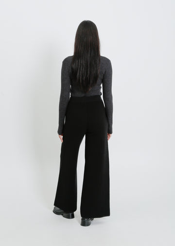 SERENA KNIT PANT / BLACK