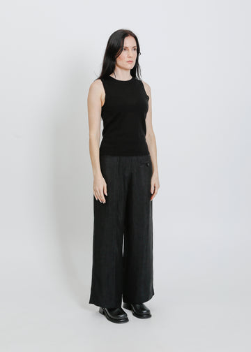FLORIDA KNIT TANK / BLACK