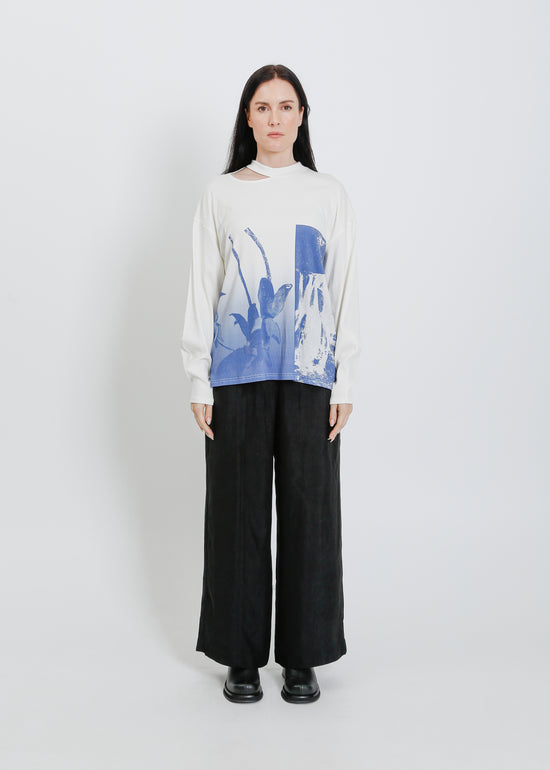 KINGSTON LONG SLEEVE TEE / WATERFALL PRINT
