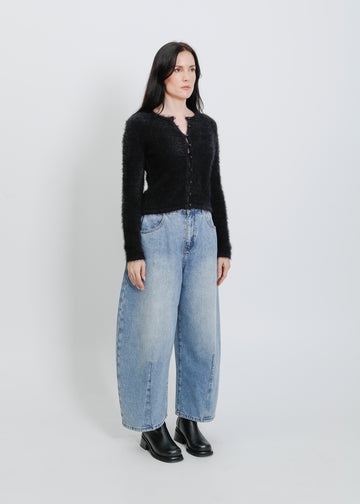 LILY KNIT CARDI / ONYX