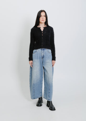 LILY KNIT CARDI / ONYX