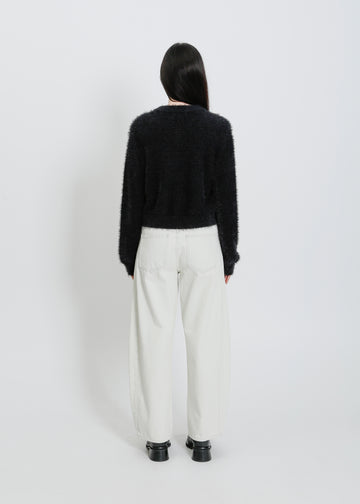 GRACIE KNIT CARDI / ONYX