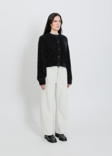 GRACIE KNIT CARDI / ONYX