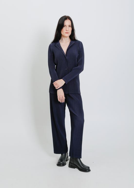 ROMEO PLEAT PANT / NAVY