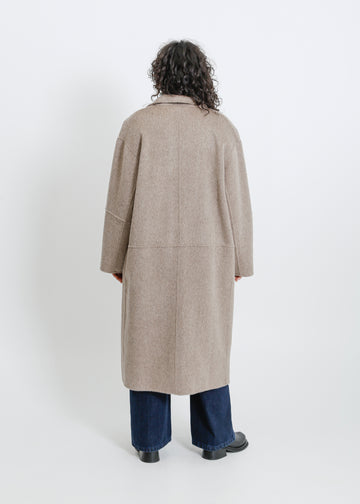 LEIGH COAT / TAUPE MARLE