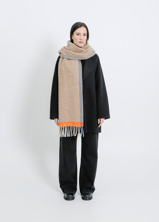 EMERSON SCARF / BEIGE-MULTI