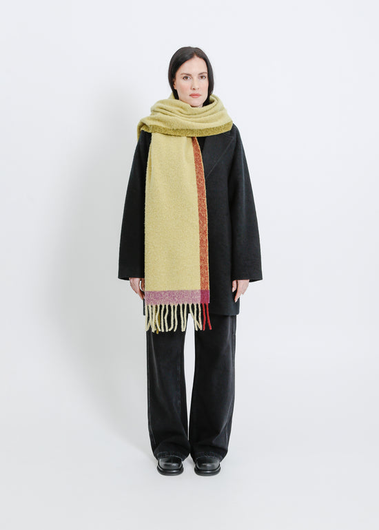 EMERSON SCARF / CHARTREUSE-MULTI