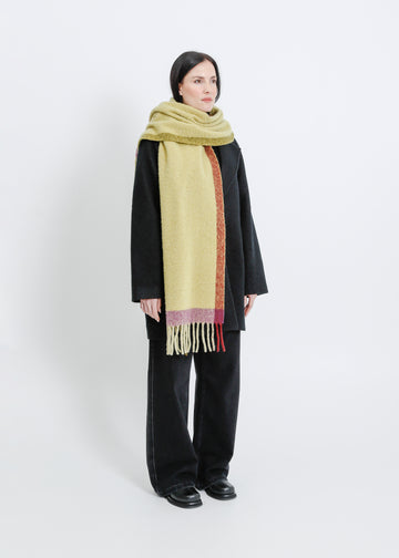 EMERSON SCARF / CHARTREUSE-MULTI