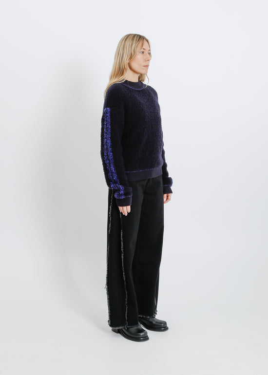 OAKLAND KNIT SWEAT / NAVY