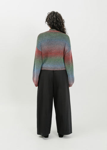 Myles Knit Sweat / Black Multi Gradient