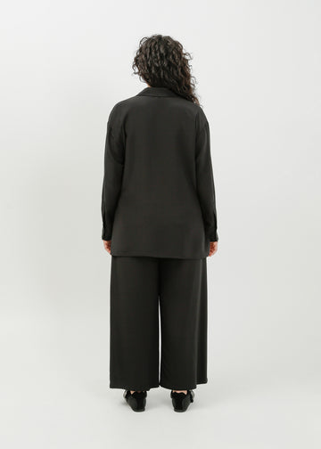 Selda Wrap Shirt / Black