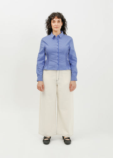 Tonya Shirt / Blue-White