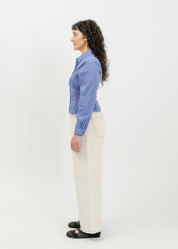 Tonya Shirt / Blue-White