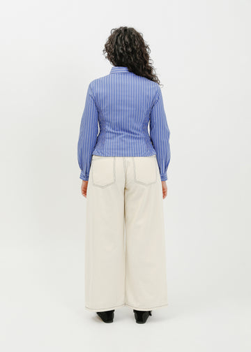 Tonya Shirt / Blue-White