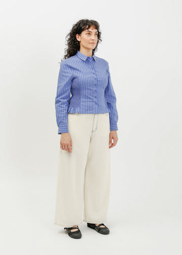 Tonya Shirt / Blue-White