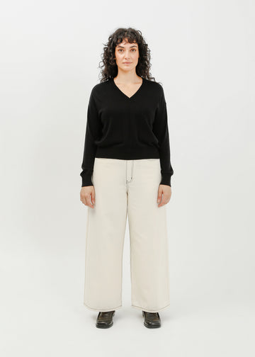 Nicolas Knit Top / Black