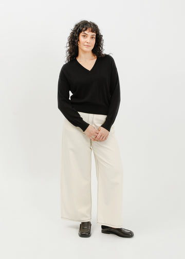 Nicolas Knit Top / Black