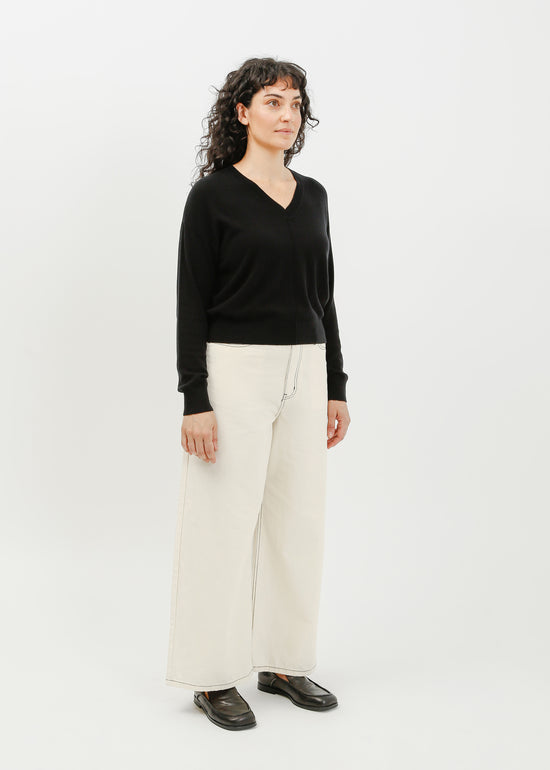 Nicolas Knit Top / Black