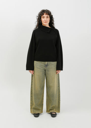 Alia Knit Sweat / Black