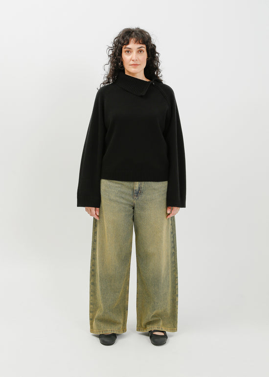 Alia Knit Sweat / Black